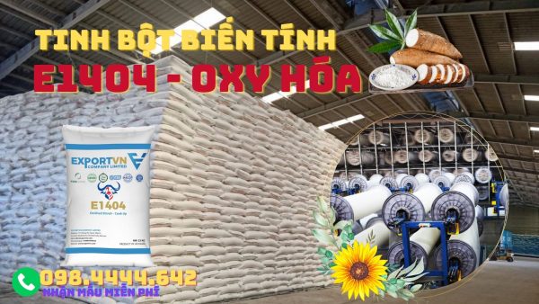 Tinh Bột Biến Tính E1404 cho Định Cỡ Vải trong Dệt May