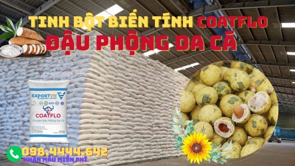 Tinh bột biến tính COATFLO cho Đậu Phộng Da Cá