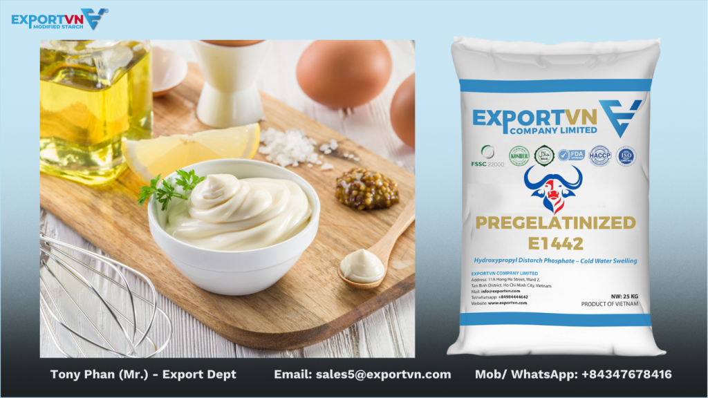 Vai Trò Của Phụ Gia E1442 Trong Sản Xuất Sốt Mayonnaise