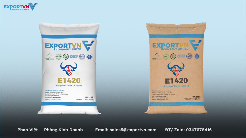 Tinh bột khoai mì biến tính E1420 là gì?