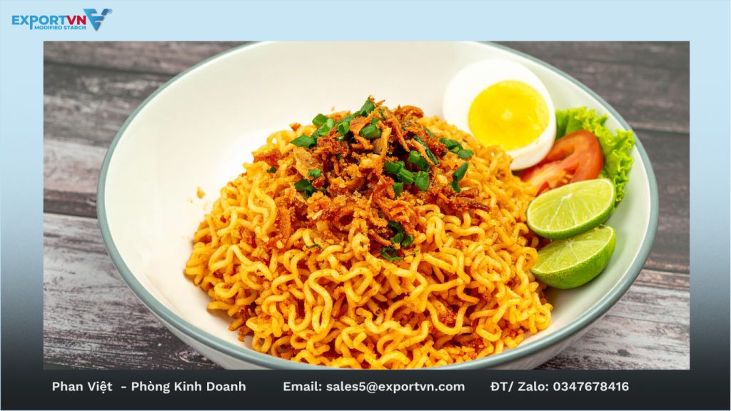 Tinh Bột Khoai Mì Biến Tính E1420 Cho Mì Ăn Liền