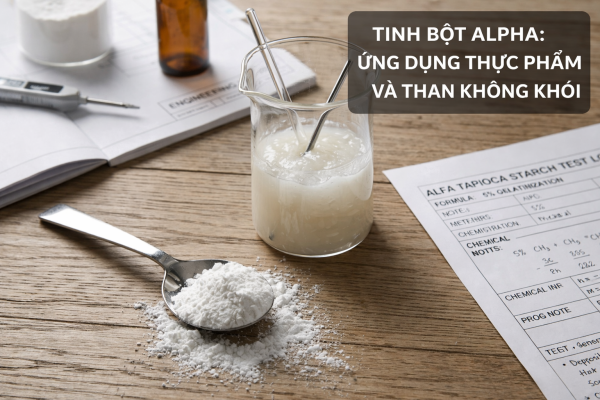 Tinh Bột Alpha Là Gì? Ứng Dụng Trong Thực Phẩm Và Than Không Khói