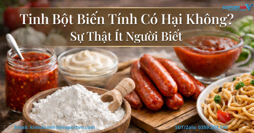 Tinh Bột Biến Tính Có Hại Không? Sự Thật Ít Người Biết