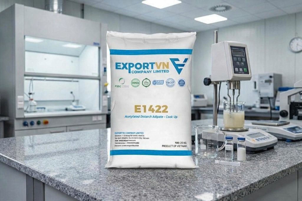 Tinh bột sắn biến tính E1422 là gì Ứng dụng thực tế