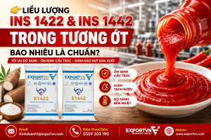 Liều lượng INS 1422, INS 1442 trong tương ớt bao nhiêu là chuẩn?