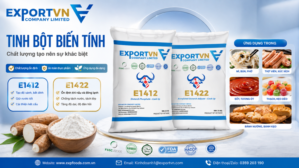 E1412 và E1422 khác nhau thế nào?