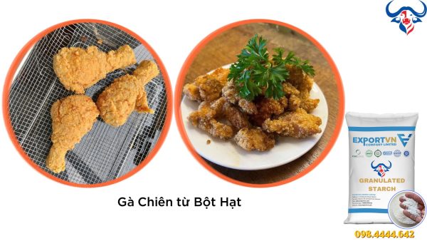 Gà Chiên từ Bột Hạt