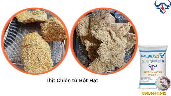 Thịt Chiên từ Bột Hạt